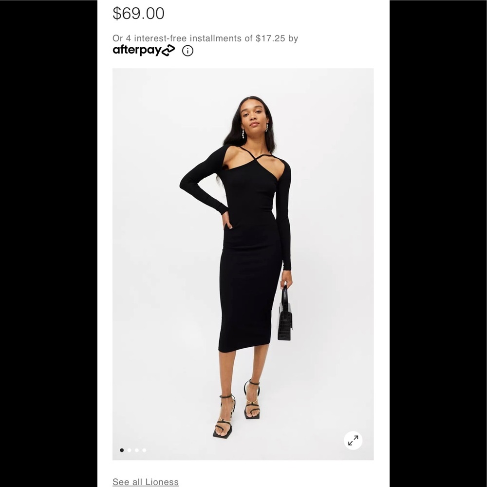 Lioness Crossing The Line Midi Dress